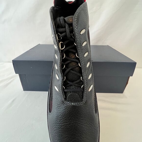 Timberland Boots Smart Comfort System, Black Leather with Red trim, Size 10.5 EC - Picture 11 of 14